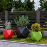 Duża geometryczna donica Pandora - Ogrodolandia.pl