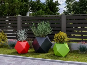 Duża geometryczna donica Pandora