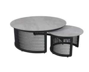 Aluminiowy stolik okrągły Virgo (2 rozmiary)