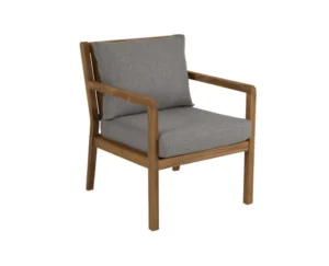 Wypoczynkowy fotel z drewna teak Kornell
