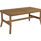 Obiadowo-kawowy stolik z drewna teak Kornell - Ogrodolandia.pl
