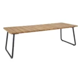 Stół ogrodowy z drewna teak 175x90 Nolli - Ogrodolandia.pl