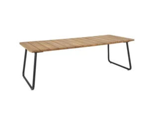 Stół ogrodowy z drewna teak 175x90 Nolli