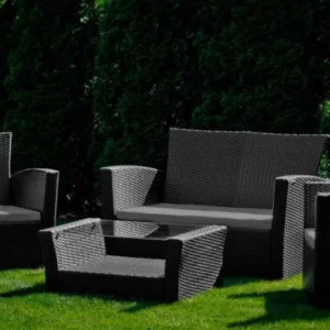 Zestaw wypoczynkowych mebli ogrodowych UNICO technorattan