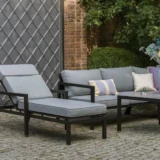 Leżak Antibes aluminiowy z poduszką - Ogrodolandia.pl