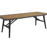 Duży stół aluminium teak Brive 240 cm - Ogrodolandia.pl