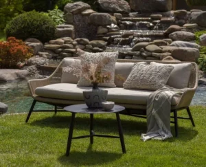 Sofa Pembroke ze skręconego technorattanu