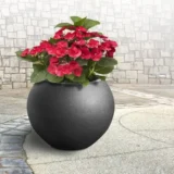 Donica okrągła kula KUGEL 40/34 cm - Ogrodolandia.pl