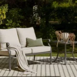Sofa w stylu prowansalskim Vichy 2 osobowa - Ogrodolandia.pl