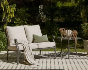 Sofa w stylu prowansalskim Vichy 2 osobowa