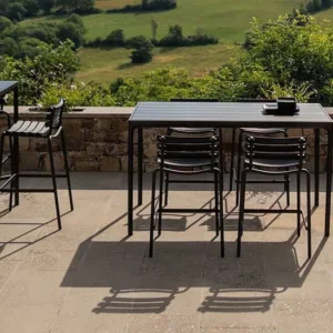 Krzesło barowe z oparciem Clips ( niższe )