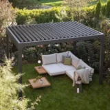 Pergola Monaco aluminiowa zadaszenie sterowane elektrycznie - Ogrodolandia.pl