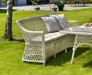 Ażurowa sofa technorattanowa Orleans