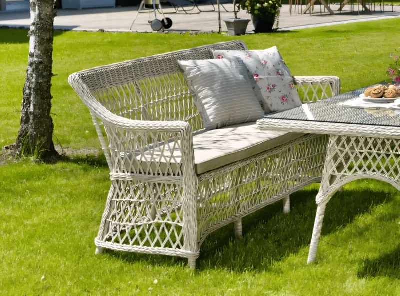 Ażurowa sofa technorattanowa Orleans - Ogrodolandia.pl Ażurowa sofa technorattanowa Orleans - Ogrodolandia.pl