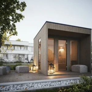 Nowoczesna sauna ogrodowa Harma