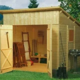 Domek ogrodowy LARGO (2 wymiary) - Ogrodolandia.pl