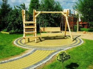 Huśtawka RODZINNA z drabinką
