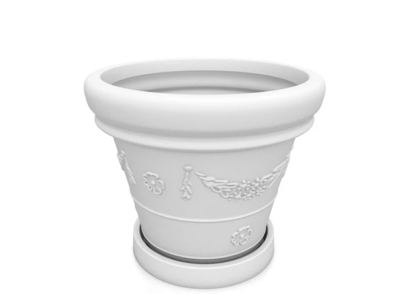 Donica z ornamentem Classic L - Ogrodolandia.pl