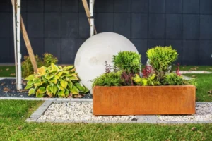 Donica metalowa corten Largo 7