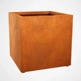 Donica metalowa corten Cubo 4 - Ogrodolandia.pl