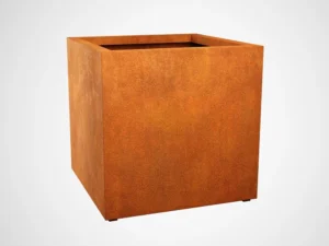 Donica metalowa corten Cubo 4