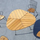 Stół bambusowy liść Leaf - Ogrodolandia.pl