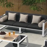 Nowoczesna sofa York teak - Ogrodolandia.pl