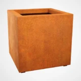 Donica metalowa corten Cubo 3 - Ogrodolandia.pl