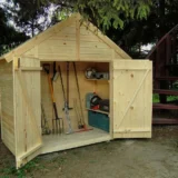Domek ogrodowy o wymiarach 2x1m LUCY - Ogrodolandia.pl