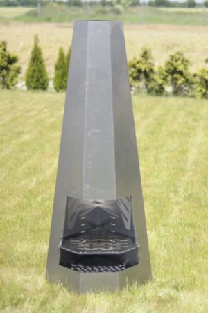 Palenisko ogrodowe z grillem CORNER CORTEN