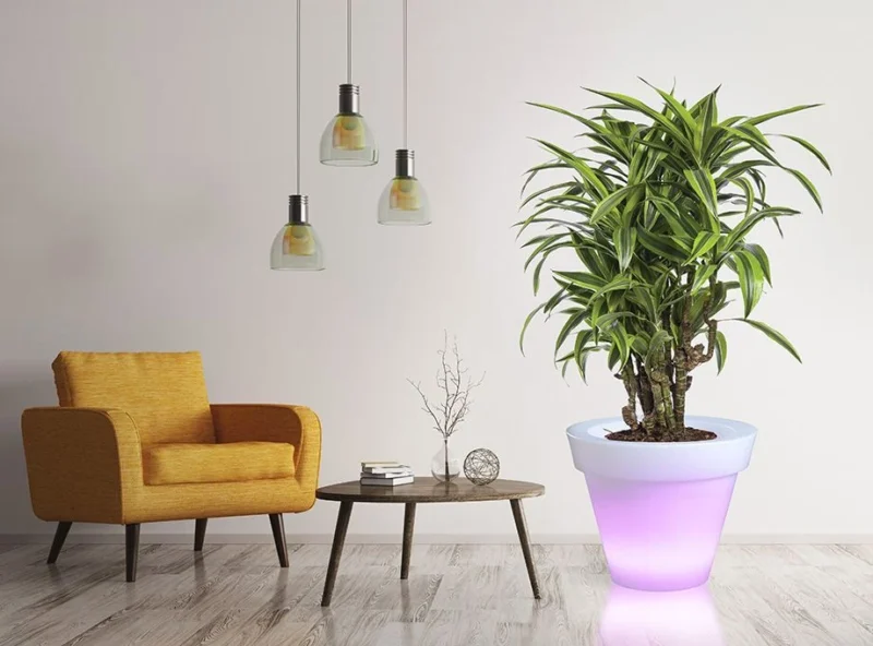 Wielka donica podświetlana GRANDE LED - Ogrodolandia.pl Wielka donica podświetlana GRANDE LED - Ogrodolandia.pl