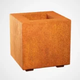 Donica metalowa Cubo 1 corten - Ogrodolandia.pl