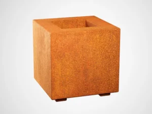 Donica metalowa Cubo 1 corten