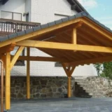 Wiata garażowa o wymiarach 6x5m ERVENA - Ogrodolandia.pl
