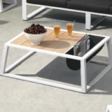 Nowoczesny stolik York teak - Ogrodolandia.pl