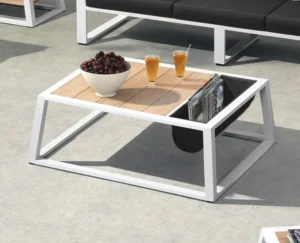 Nowoczesny stolik York teak