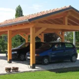 Wiata drewniana samochodowa ARGO - Ogrodolandia.pl