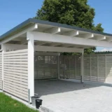 Wiata garażowa drewniana Canada - Ogrodolandia.pl