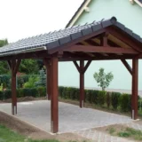Wiata garażowa o wymiarach 3x5m SANDRA - Ogrodolandia.pl