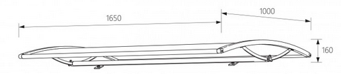 Wymiary zadaszenia do dwuosobowego fotela 